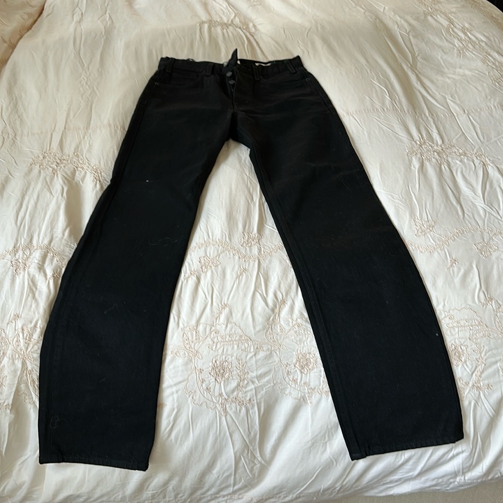 Nili Lotan Smith High Rise Jeans in Black sz 25 brand new